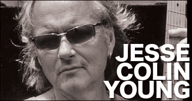 The Jesse Colin Young Band is featured in performance at the Fur Peace Station concert hall at the ranch recorded August 25, 2012 - JesseColinYoungSepiaNameGraphic